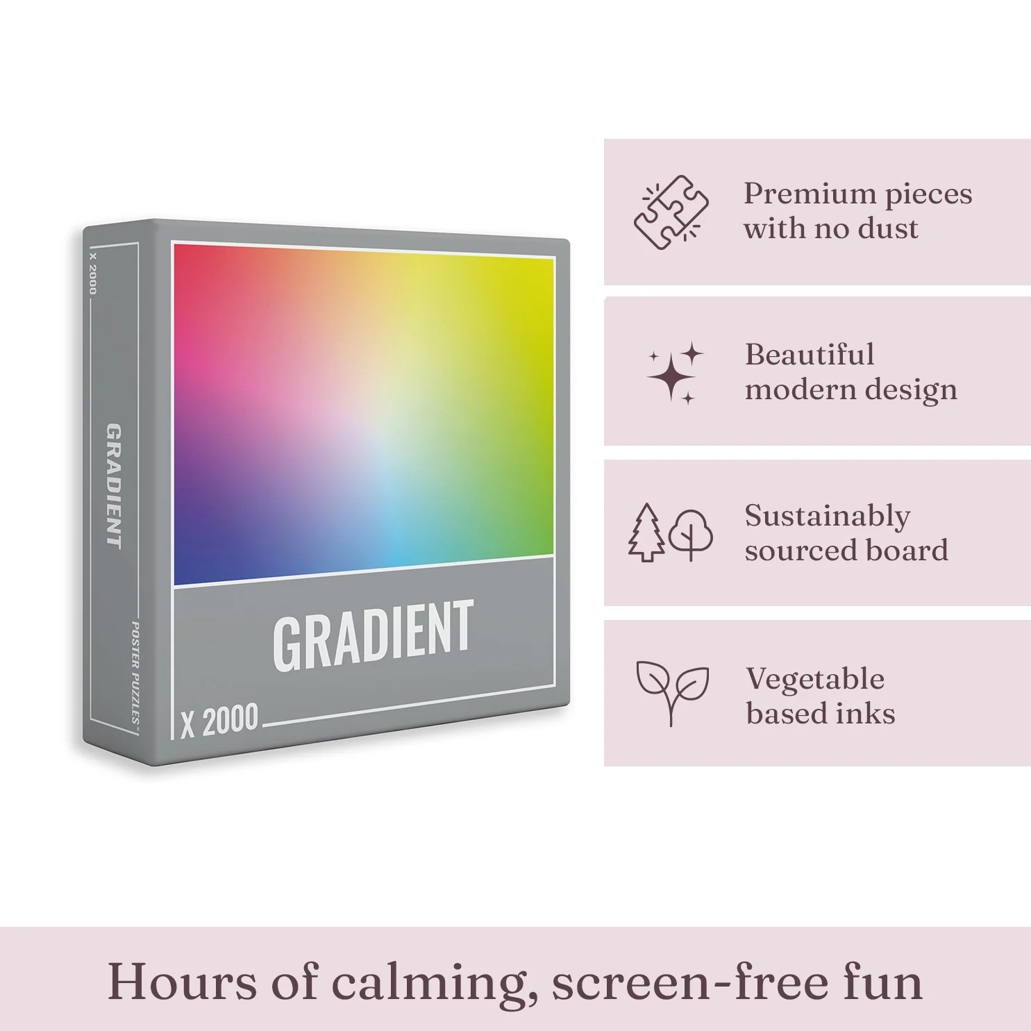 2000-Piece Gradient Puzzle (2000 pieces) - Image 3