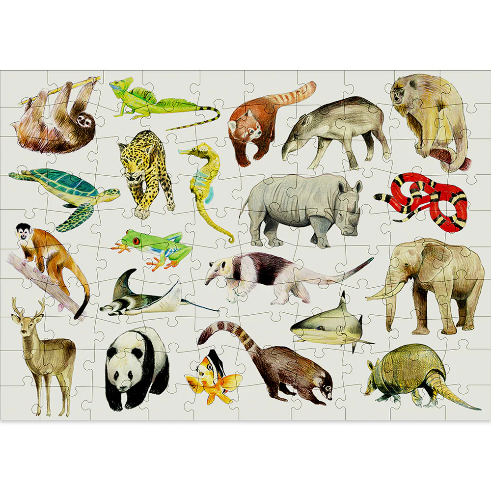 Animals Jigsaw Puzzle for Kids (100 Pieces) - Image 2