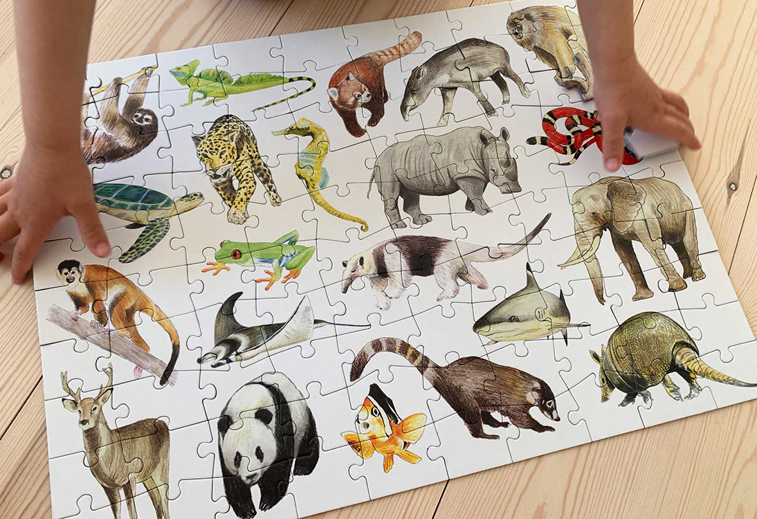 Animals Jigsaw Puzzle for Kids (100 Pieces) - Image 4