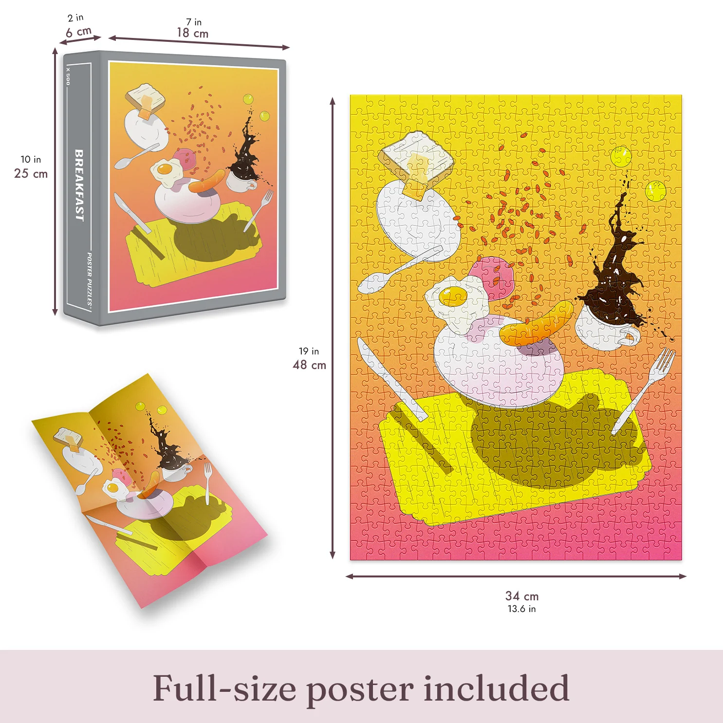 Breakfast Jigsaw Puzzle (500 pieces) - Image 4