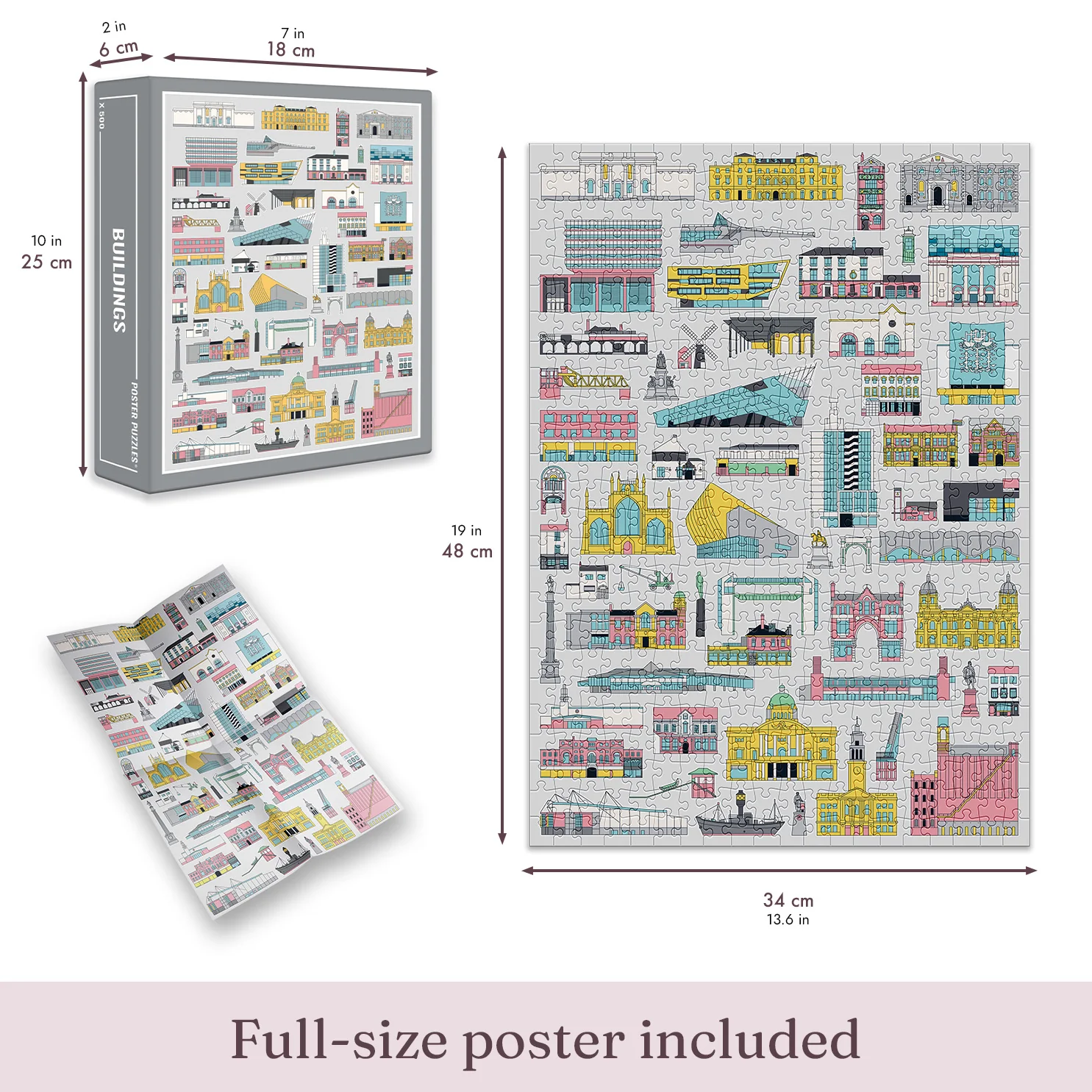 Buildings Jigsaw Puzzle (500 pieces) - Image 4