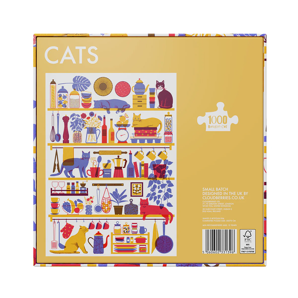 Cats 1000 Piece Puzzle (Small Batch) - Image 5