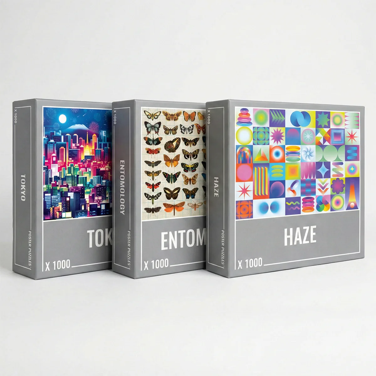 Colorful Puzzle Bundle (3 x 1000 Piece Puzzles) - Image 2