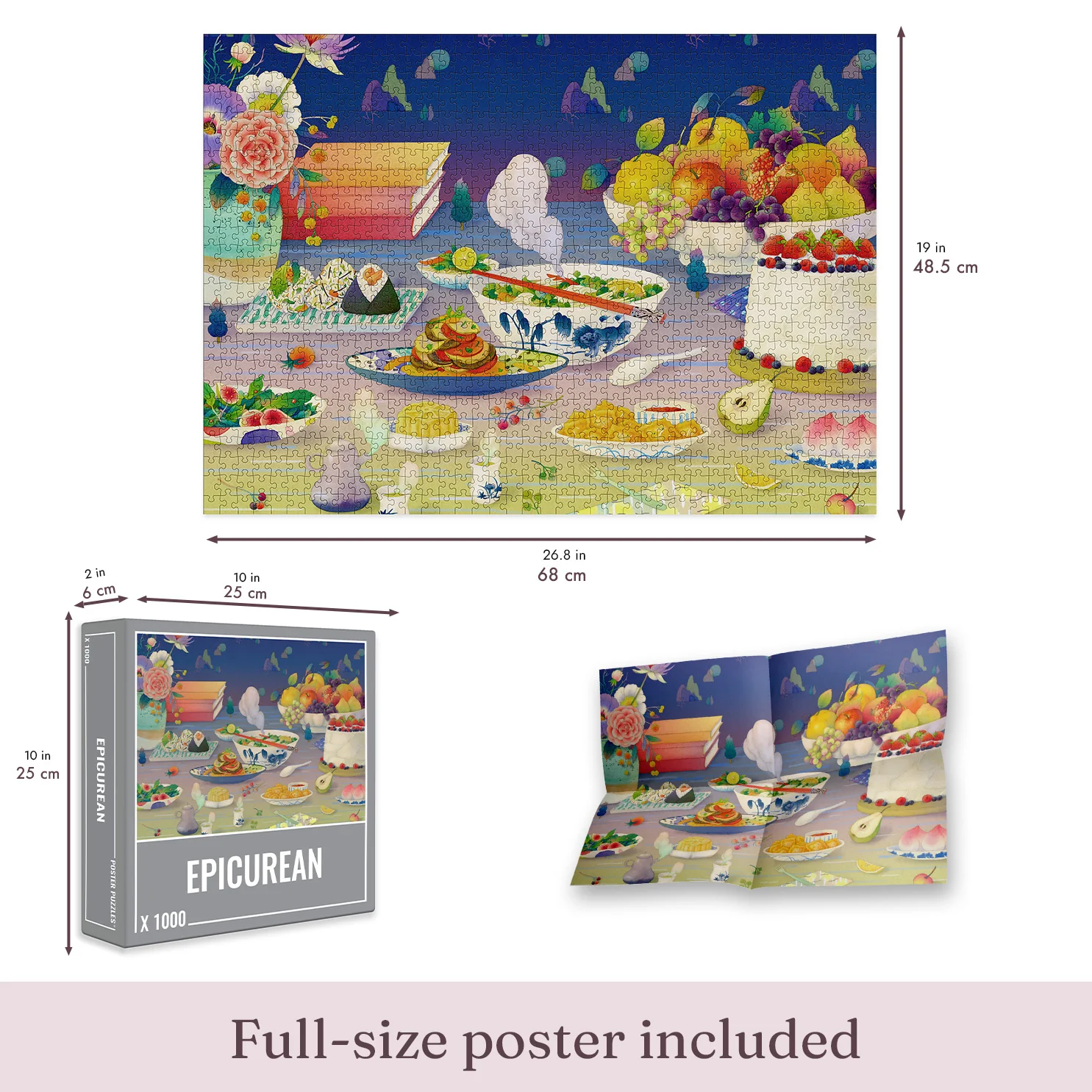 Epicurean Jigsaw Puzzle (1000 pieces) - Image 3
