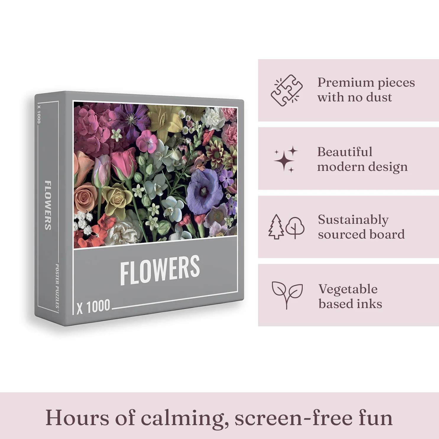 Flowers Jigsaw Puzzle (1000 pieces) - Image 3