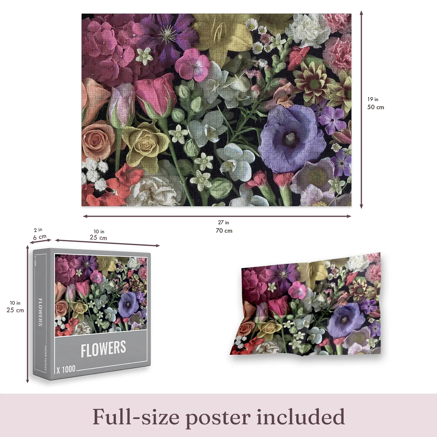 Flowers Jigsaw Puzzle (1000 pieces) - Image 4