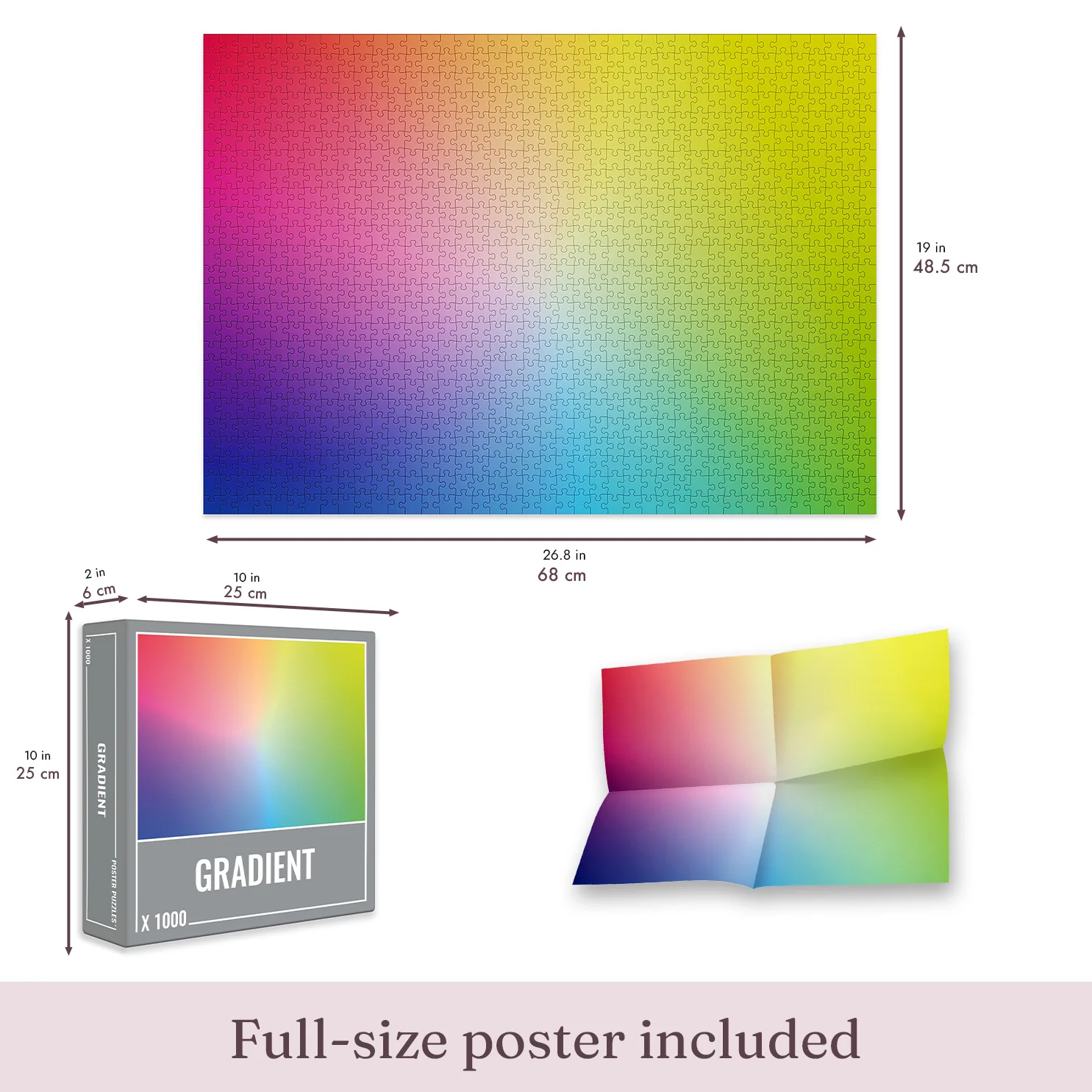 Gradient Jigsaw Puzzle (1000 pieces) - Image 4