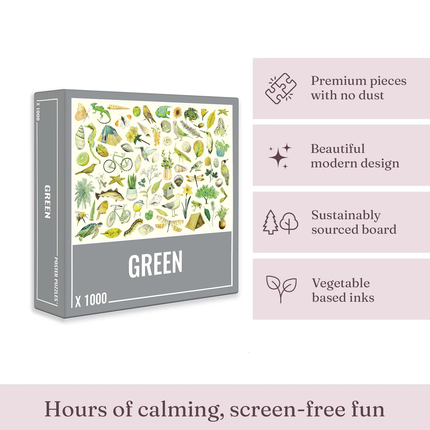 Green Jigsaw Puzzle (1000 pieces) - Image 4
