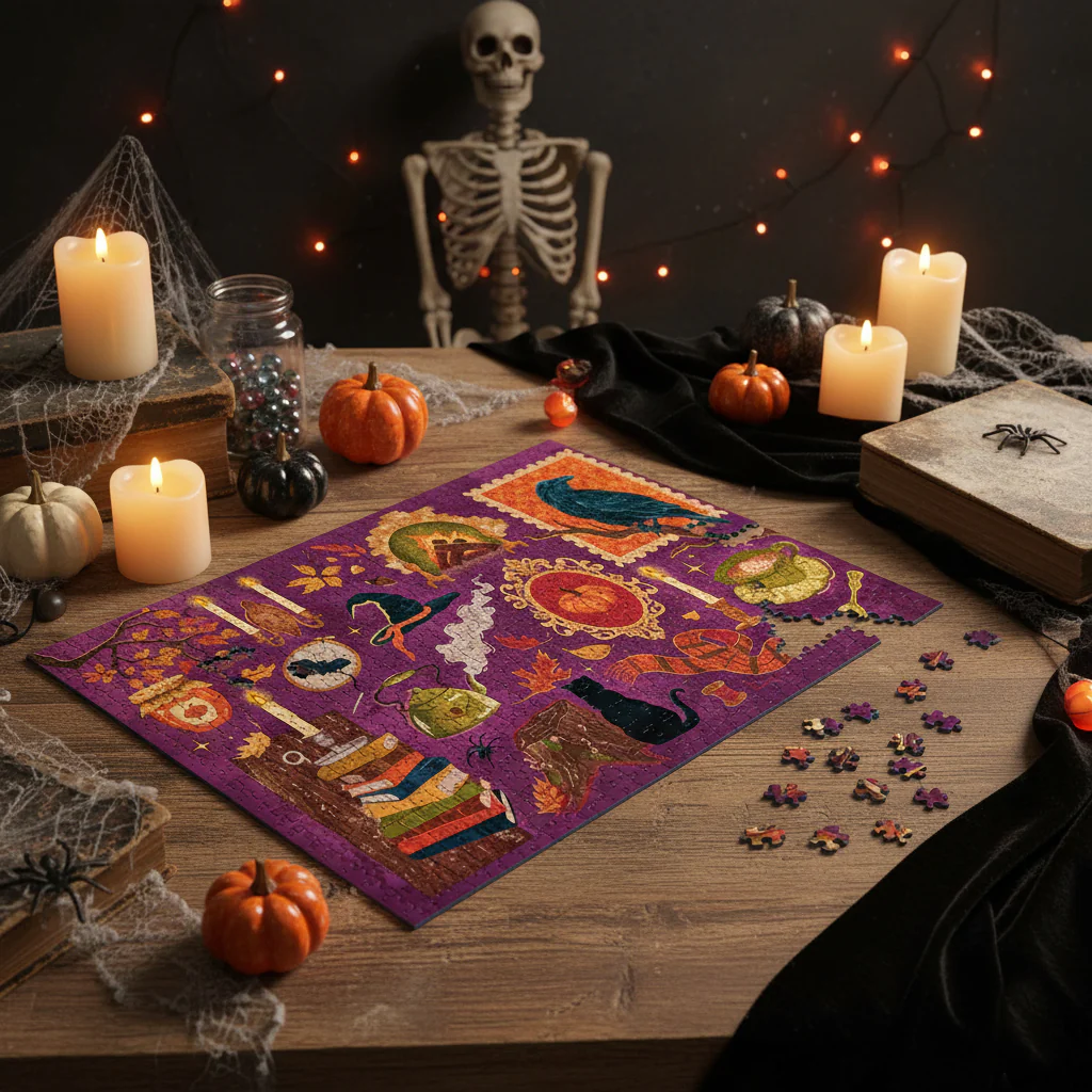 Halloween 1000 Piece Puzzle (Small Batch) - Image 4