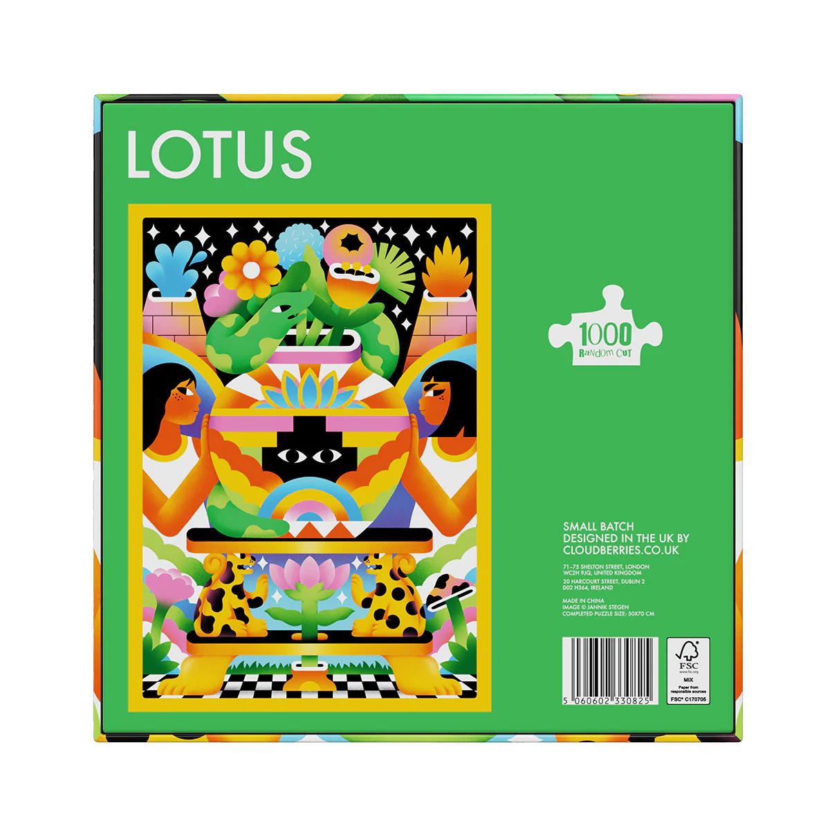 Lotus 1000 Piece Puzzle (Small Batch) - Image 4