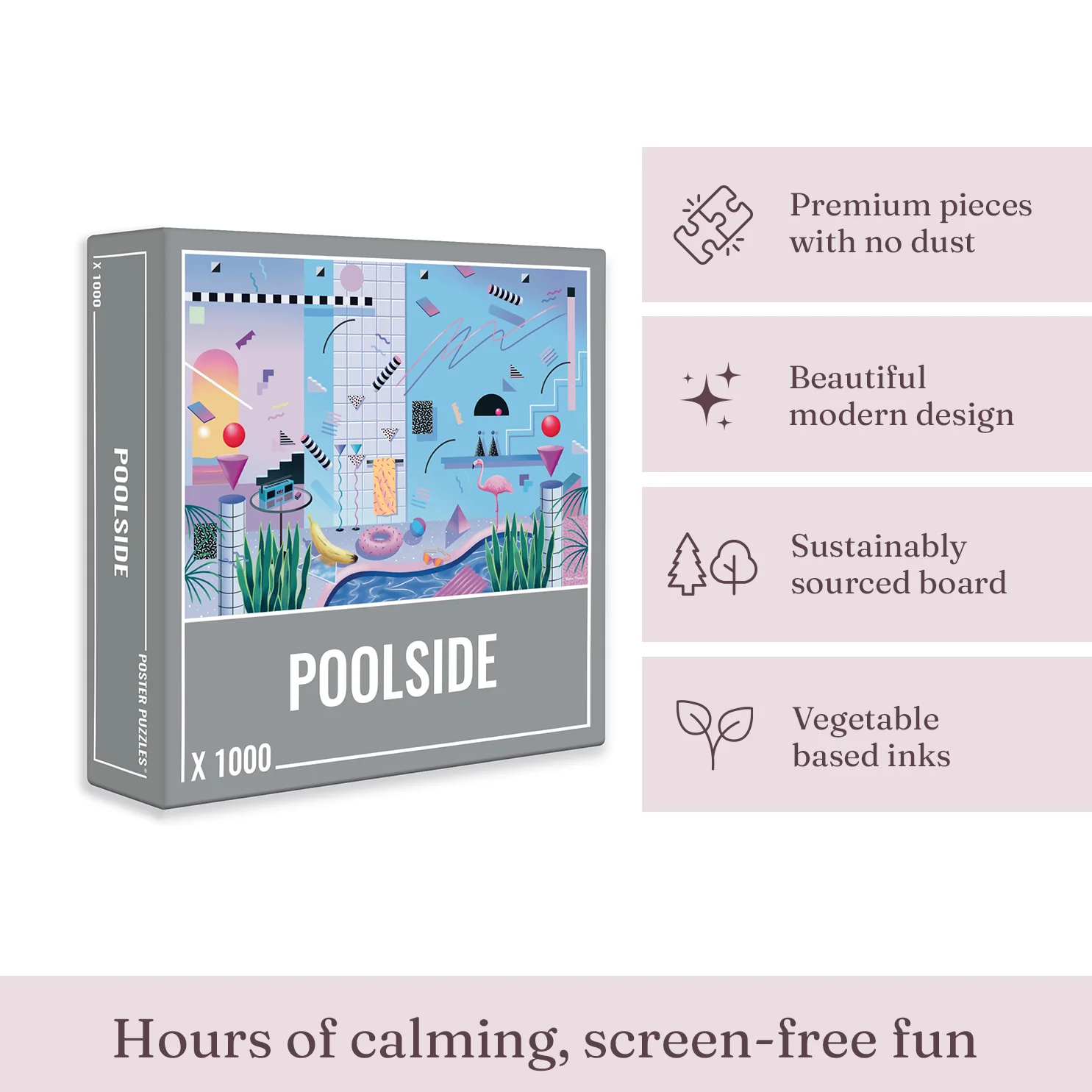Poolside Jigsaw Puzzle (1000 pieces) - Image 4