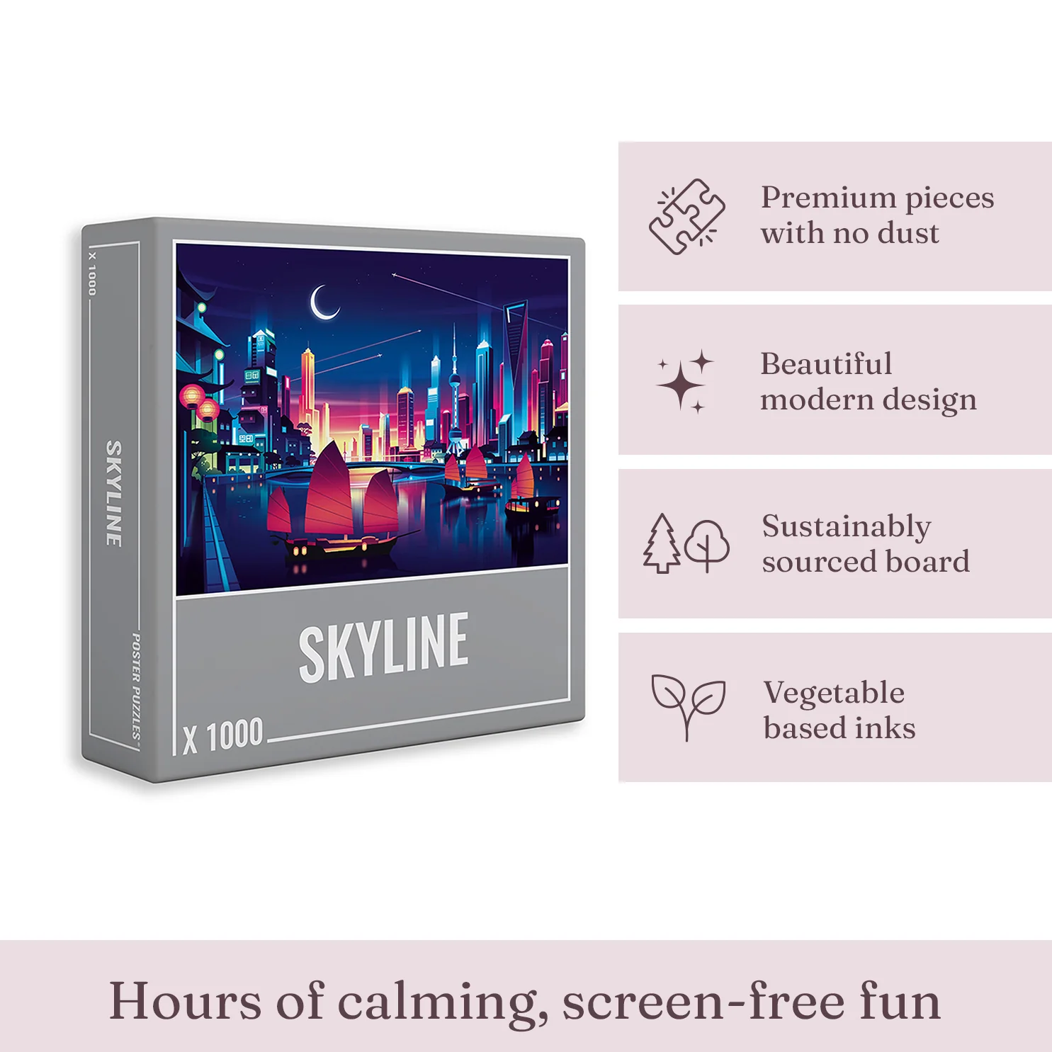 Skyline Jigsaw Puzzle (1000 pieces) - Image 4