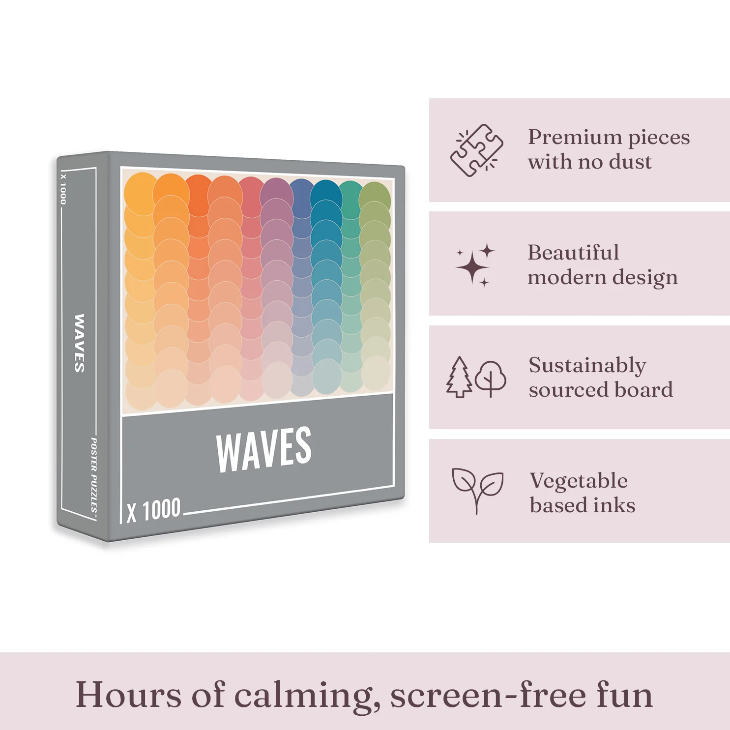 Waves Jigsaw Puzzle (1000 pieces) - Image 3