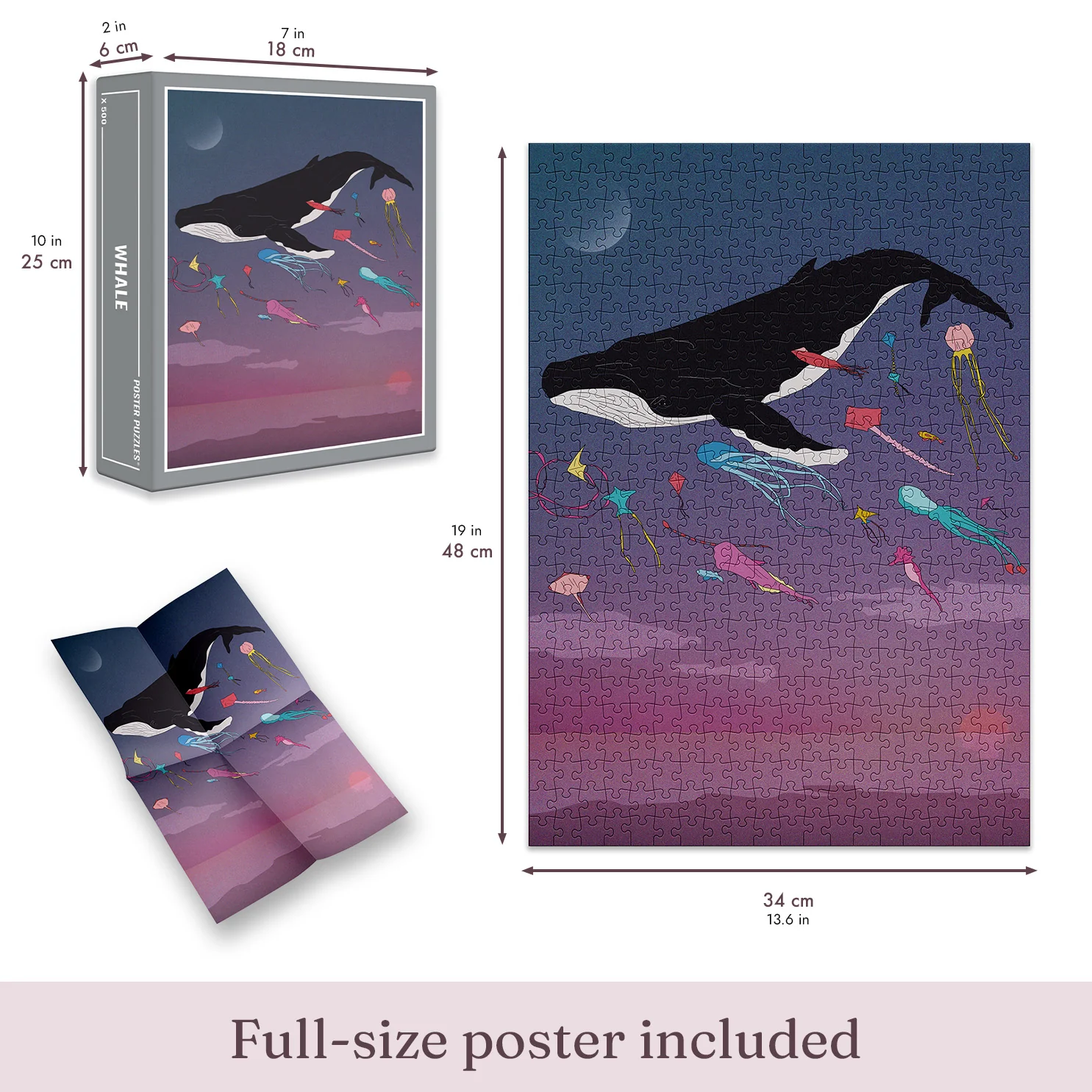 Whale Jigsaw Puzzle (500 pieces) - Image 4