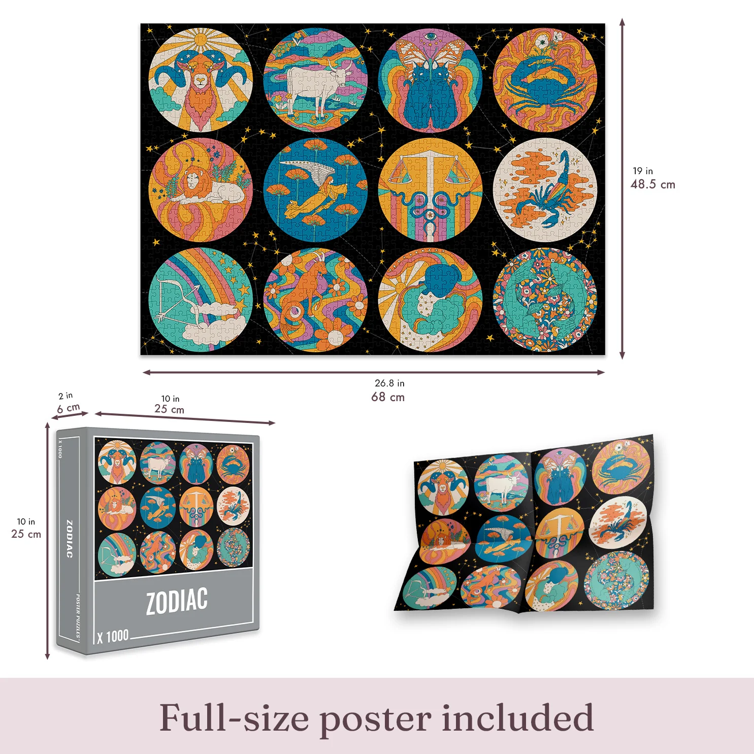 Zodiac Jigsaw Puzzle (1000 pieces) - Image 3